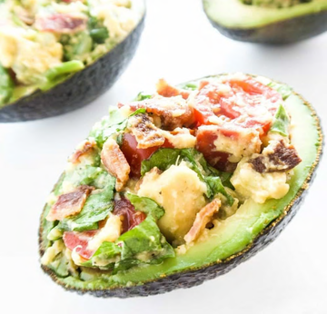 BLT Stuffed Avocado