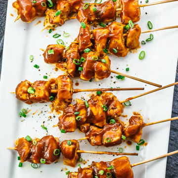 Chicken Satay With Peanut Sauce