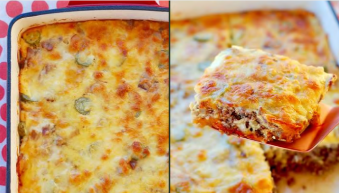 Bacon Cheese Burger Casserole