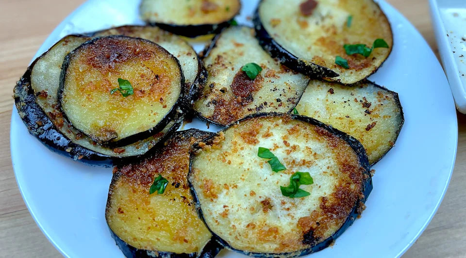 Crunchy Eggplant Chips - 15 Minute Goodness