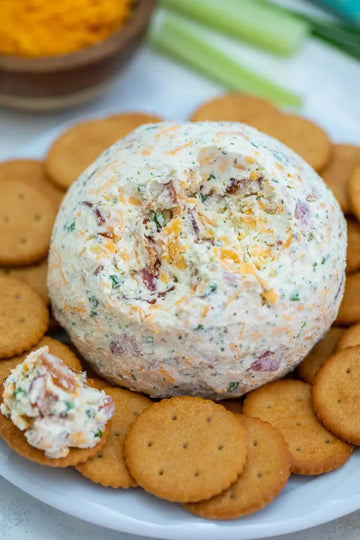 Cheddar Ranch Cheese Ball Keto Friendly Party Sampler!