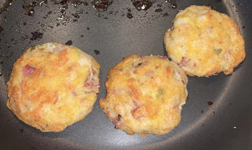 Quick Cheesy Sausage/Bacon Biscuits