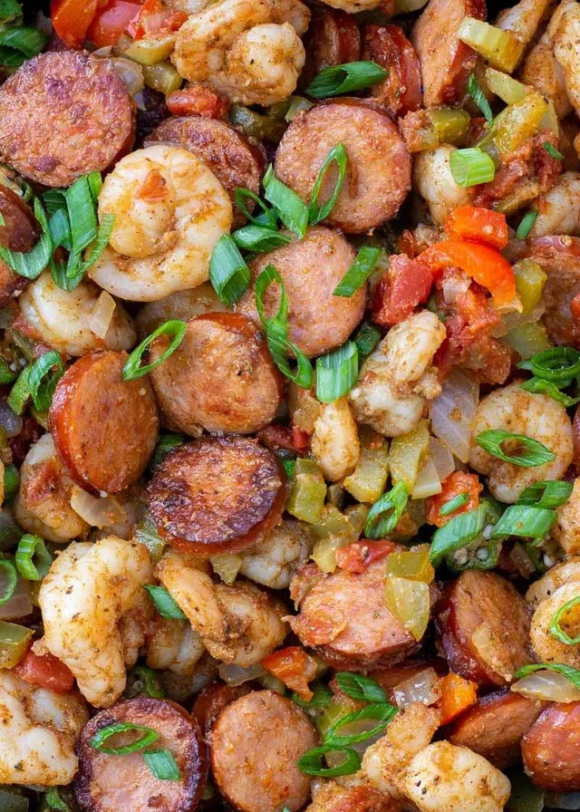 Creole Shrimp and Sausage Skillet