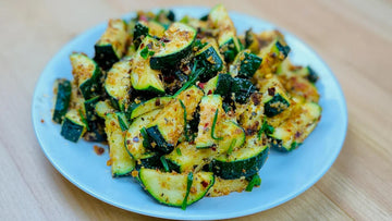 Almond Meal Sauteed Zucchini - 15 Minute Goodness