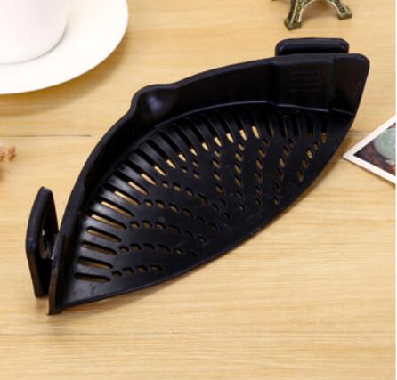 Universal Silicone Clip-on Funnel | Oil Strainer | Colander for Draining