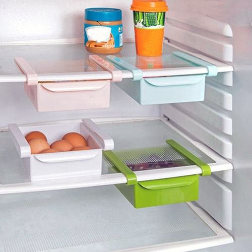 E-Z Refrigerator Storage Rack Pack of 4 Clutter & Prep Organizer