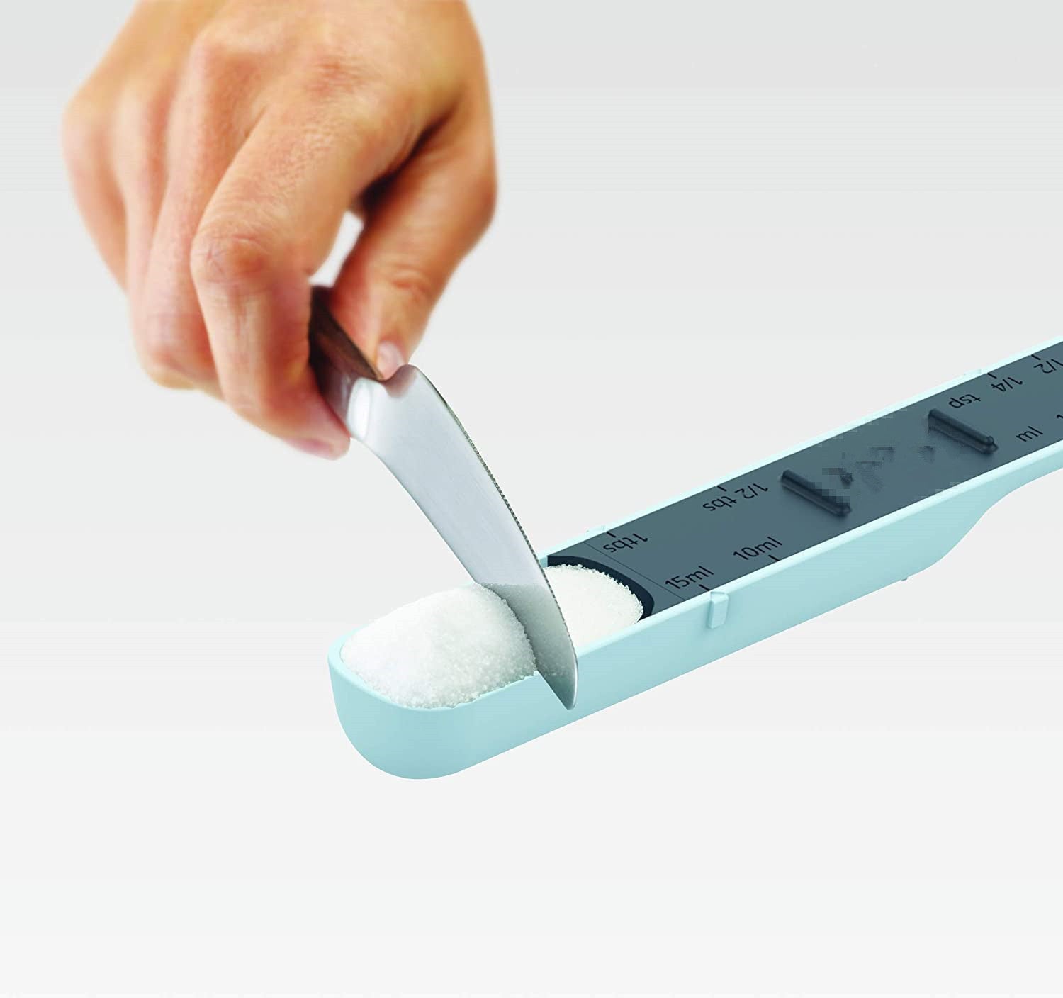 Measure-Up Adjustable Spoon, 1 ml to 15 ml and from 1/4 tsp to 1 tbsp Grey