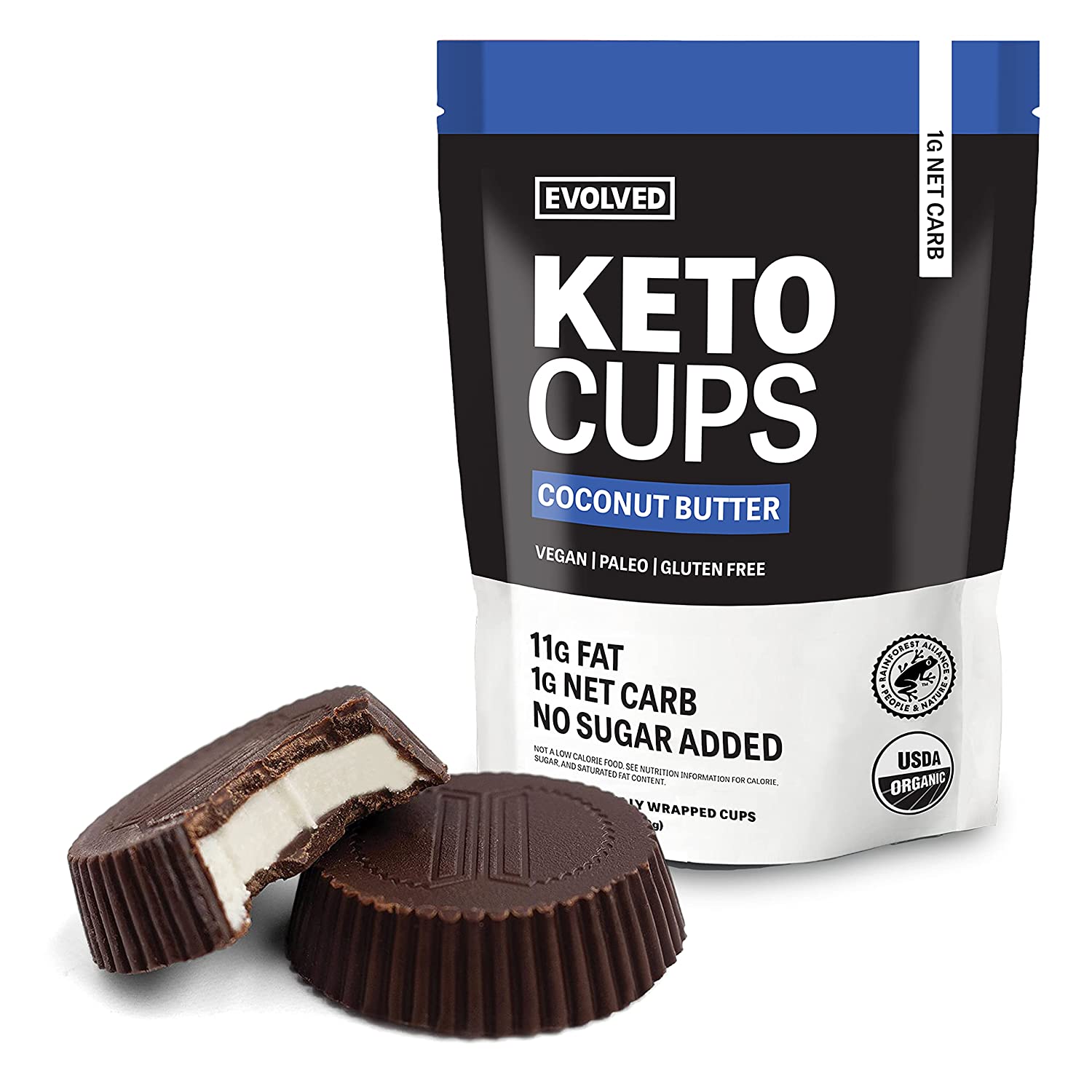 Evolved - Keto Cups Coconut Butter Case of 6