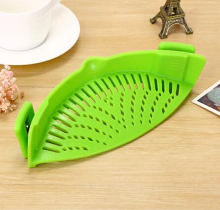 Universal Silicone Clip-on Funnel | Oil Strainer | Colander for Draining