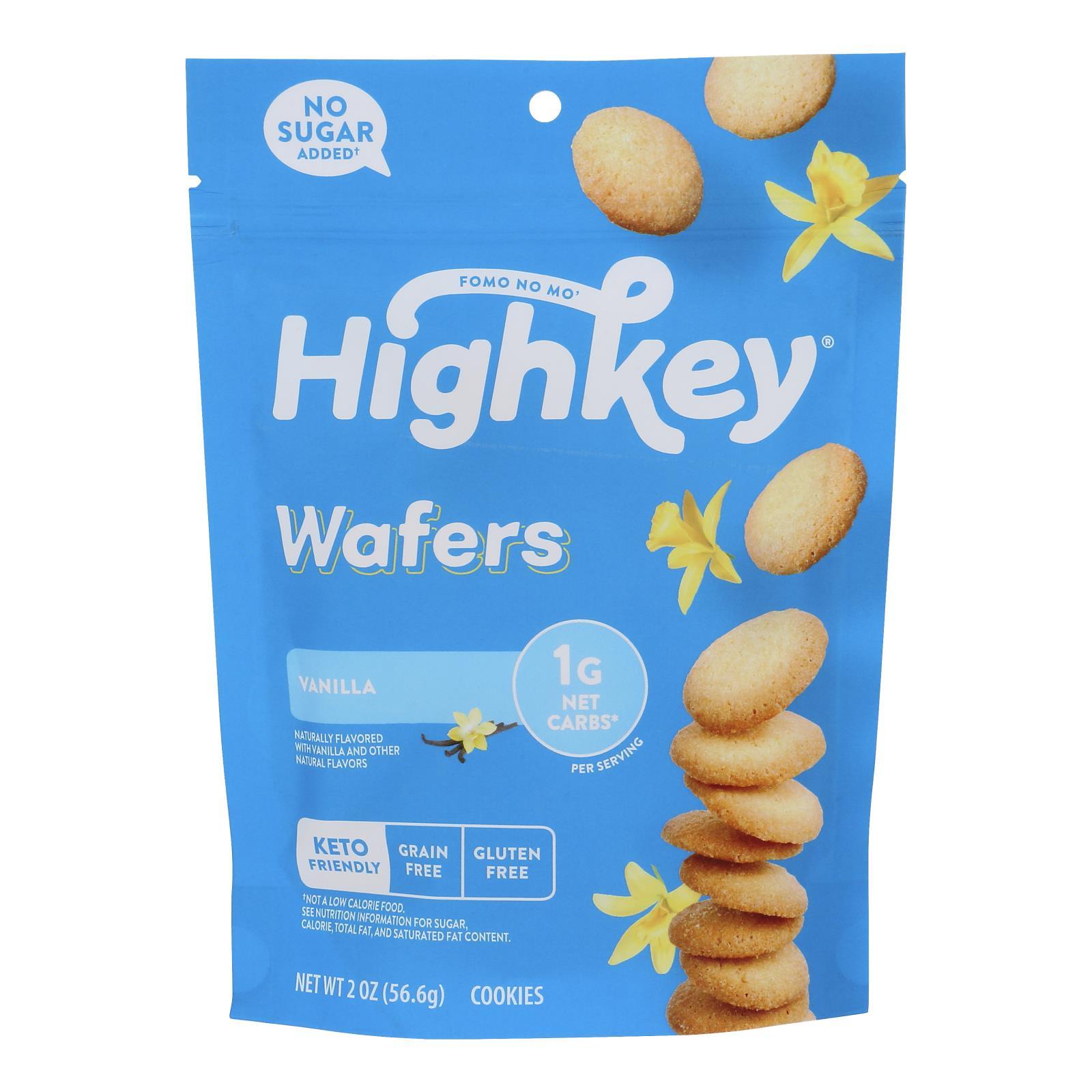 High Key - Cookie Wafer Vanilla Keto - Case of 6
