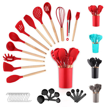 38 Pieces Silicone Kitchen Utensil Set