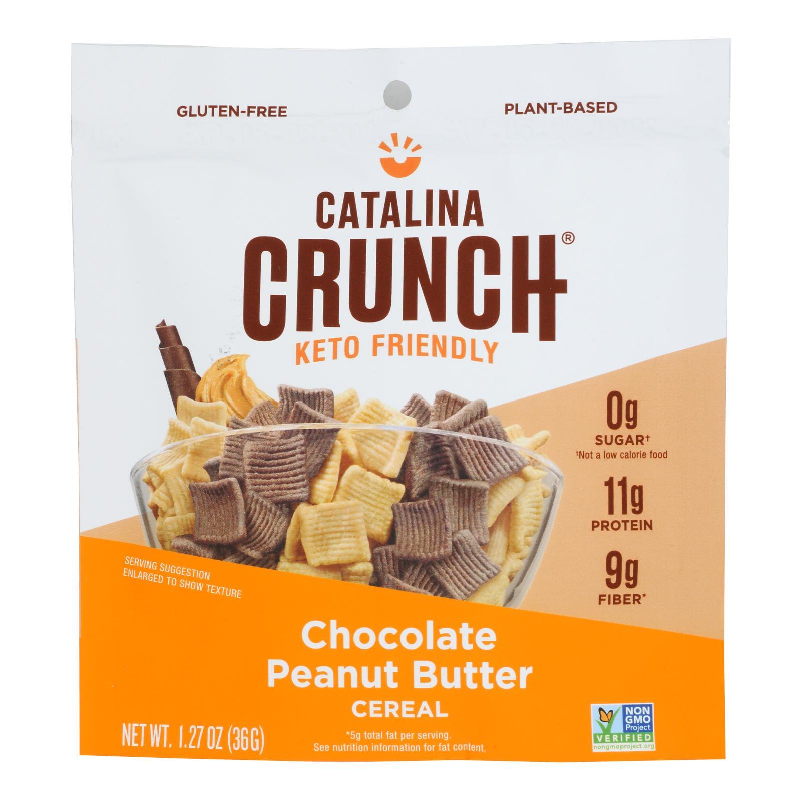 Catalina Crunch Single Serve Cereal Chocolate Peanut Butter Case of 24