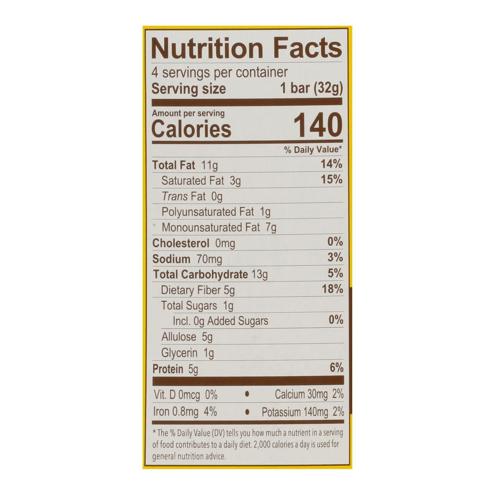 Munk Pack - Keto Granola Bar Peanut Butter Chocolate Chip - Case of 6