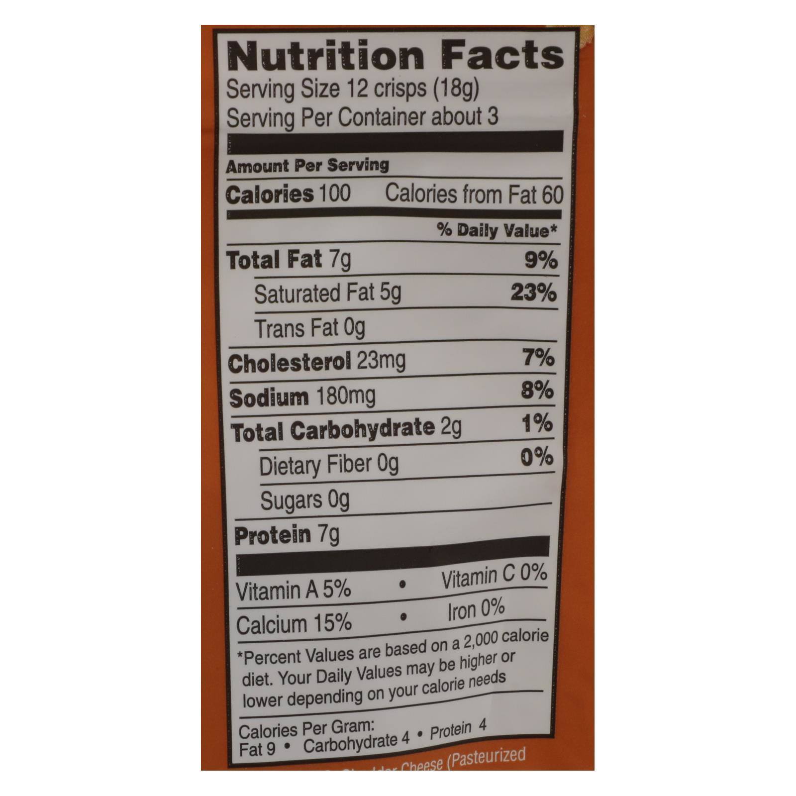 Cheddar Parm Crisps Case of 12