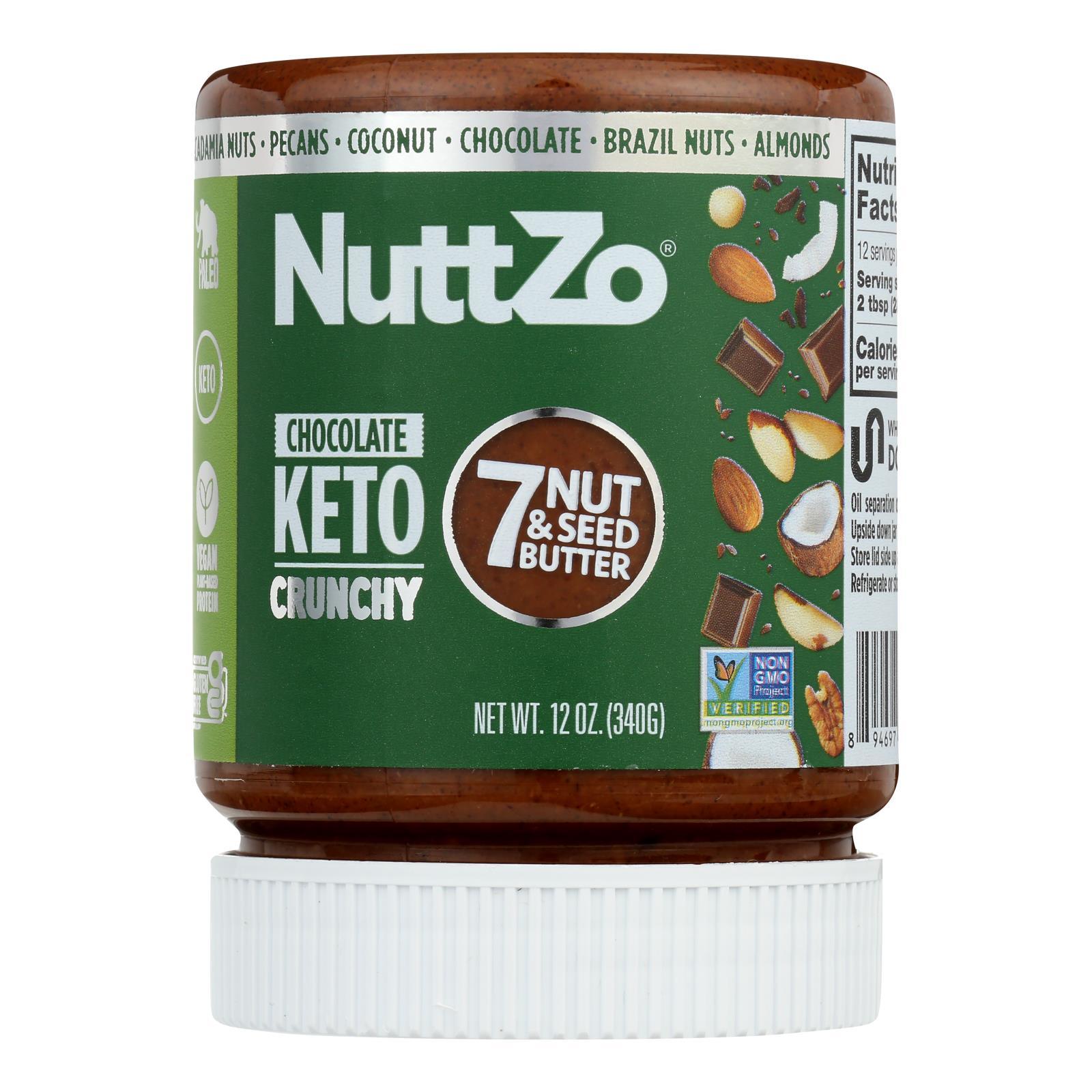 Nuttzo Chocolate Crunchy Keto Spread (Case of 6)