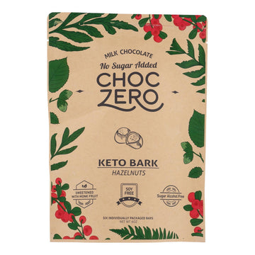 Keto Bark - Milk Chocolate Hazelnut - (Case of 12)