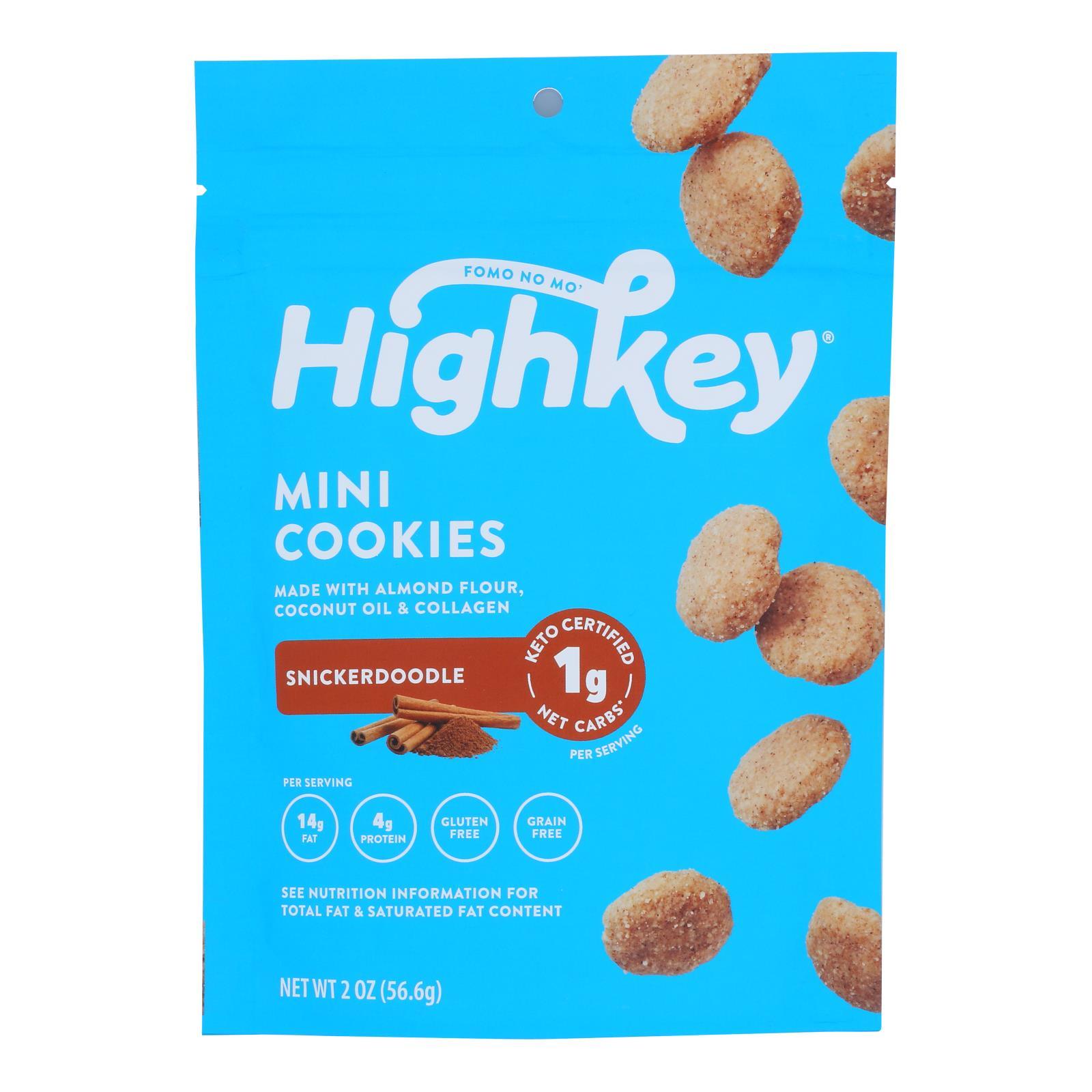 High Key Mini Cookies Snickerdoodle Case of 6