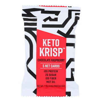 Keto Krisp - Bar Chocolate Raspberry - Case of 12