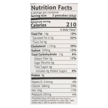 Pancake & Waffle Keto Mix - Chocolate Chip Keto (Case of 6)