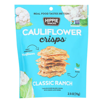 Ranch Cauliflower Crisps Hippie Snacks (Case of 8)
