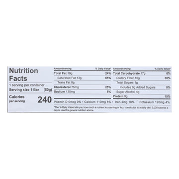Kiss My Keto - Keto Bar Chocolate Peanut Butter  (Case of 12)
