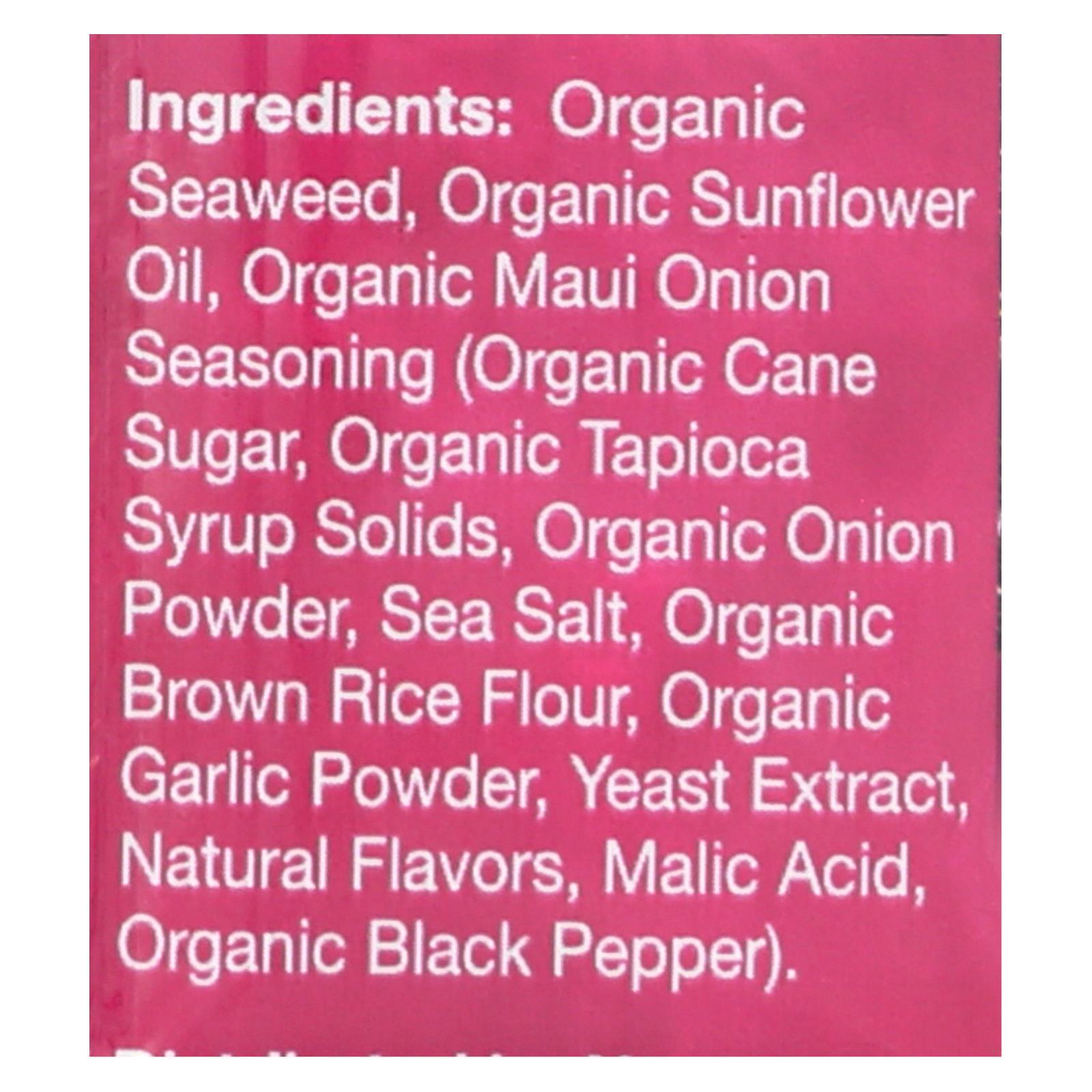 Ocean's Halo Maui Onion Seaweed Snack Case of 12