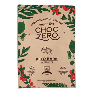 Keto Bark - Dark Chocolate Hazelnut - Case of 12