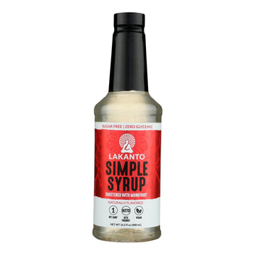 Lakanto Keto Approved Simple Syrup  (Case of 8)