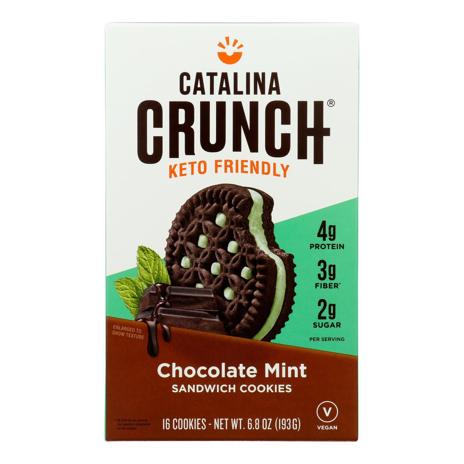 Chocolate Mint Cookie Sandwhcihes Case of 6