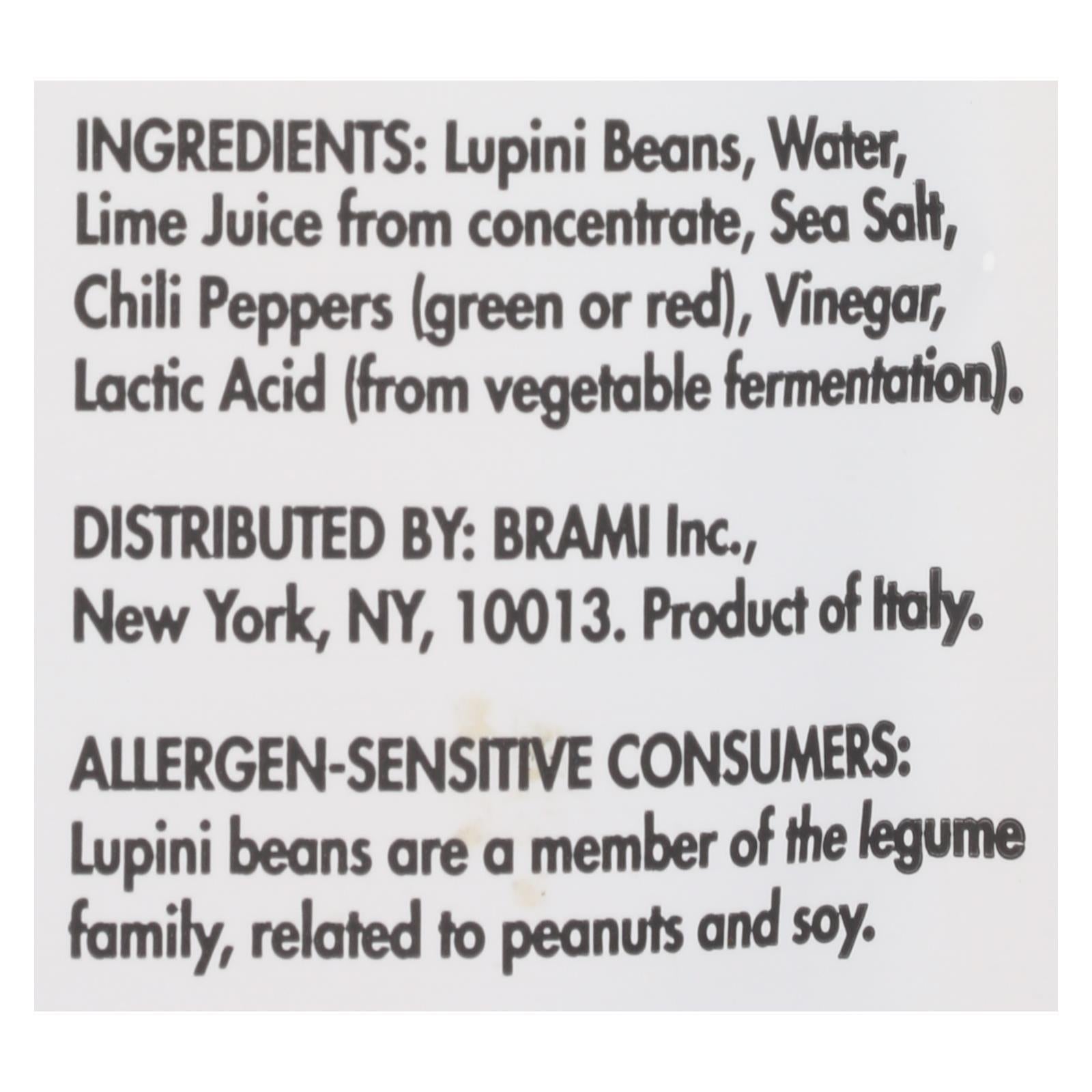 Lupini Snacking Beans Chili Lime Case of 8