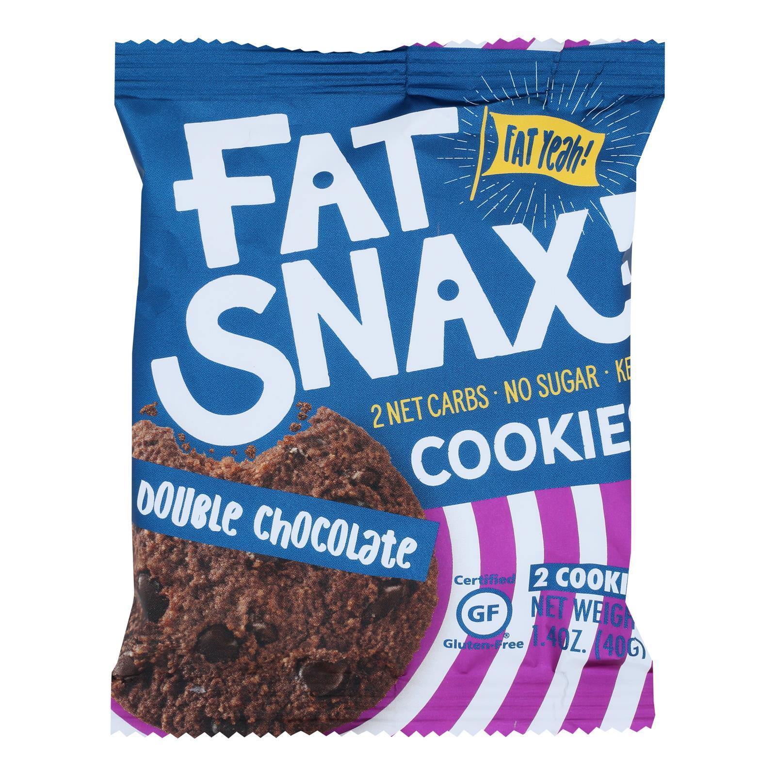 Fat Snax Double Chocolate Chip 2 Pack Case of 20