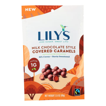 Lilys Milk Chocolate Style Stevia Caramels (Case of 12)