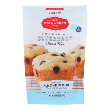 Miss Jones Baking Co - BlueBerry Muffin Mix Keto Approved & Gluten Free (Case of 6)