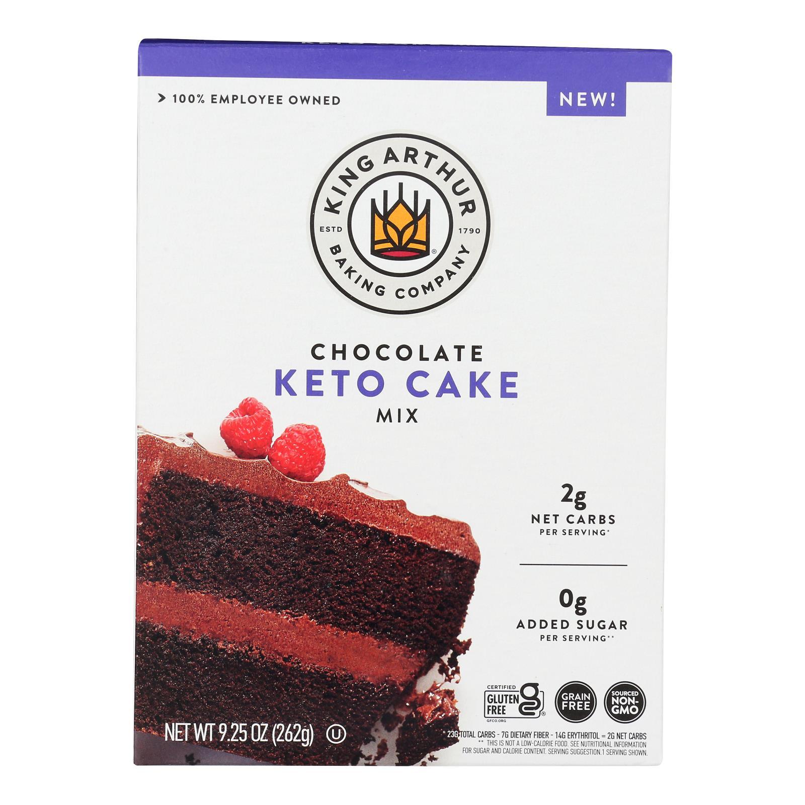 Chocolate Keto Cake Mix - King Arthur Baking Company Case of 8