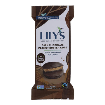 Lilys Dark Chocolate Peanut Butter Cups (Case of 12)