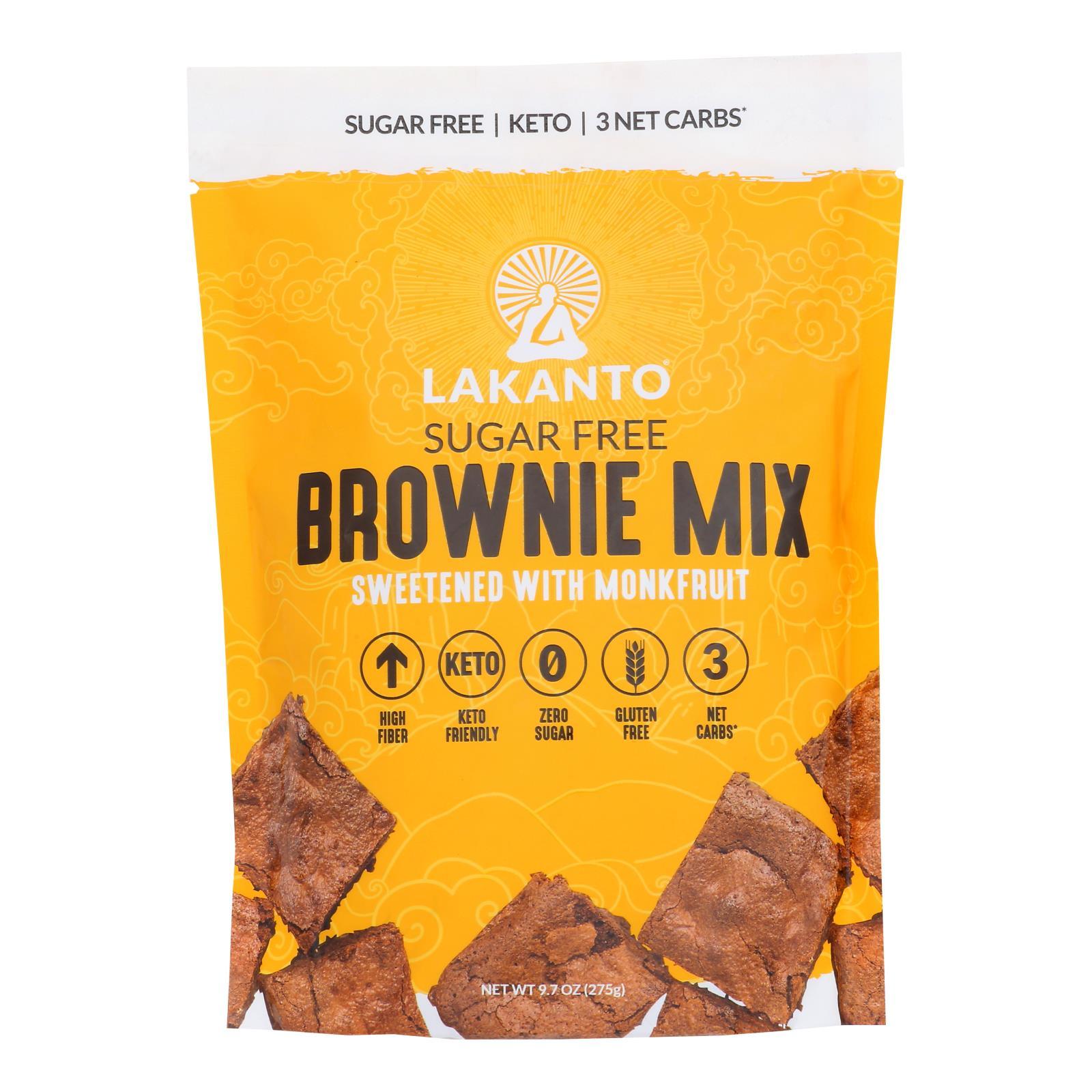 Lakanto Monkfruit Sweetened Brownie Mix Case of 8