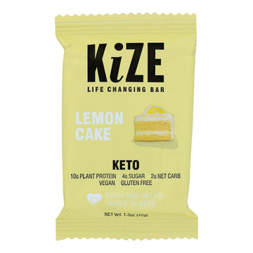 Lemon Cake Keto Bar - Kize Concepts (Case of 10)