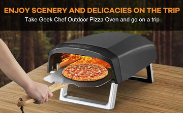 Geek Chef Outdoor Gas Pizza Oven with 13 inch Pizza Stone Free Shipping