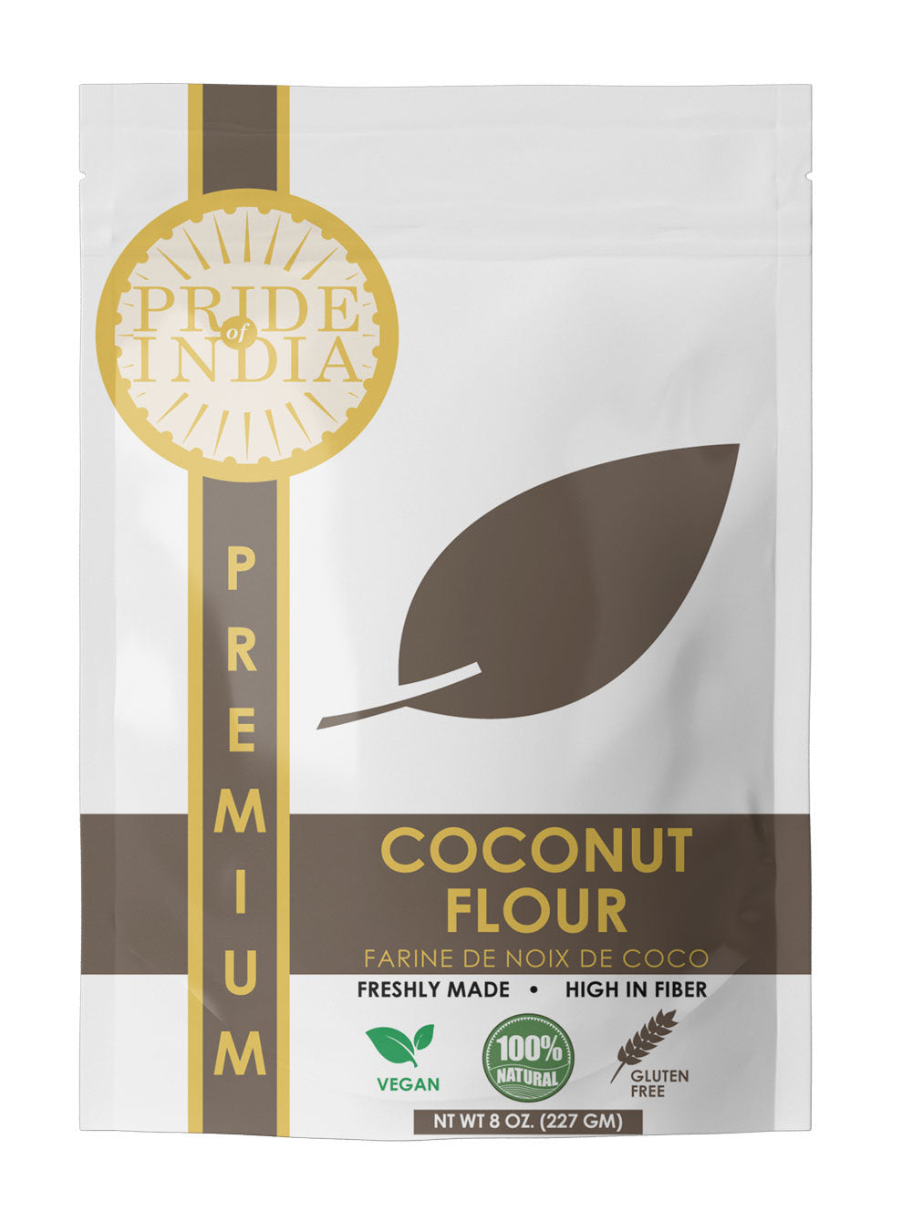 Coconut Flour 8oz Resealable Pouch Keto & Gluten-Free Substitute