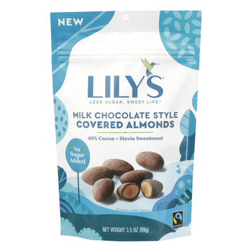 Lily's Milk Chocolate Covered Almonds  (Case of 12)
