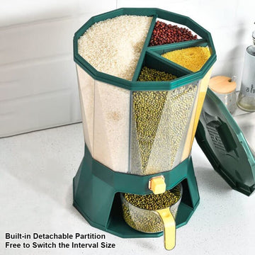 4-Grid Chia Seed Rotable Dispenser