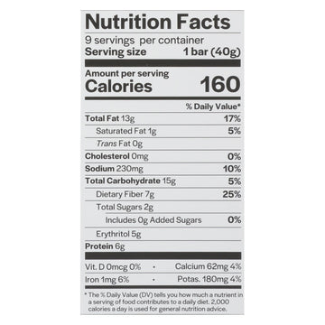 Vanilla Almond Good To Go Bars (Case of 9)