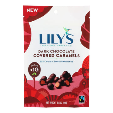 Lilys Dark Chocolate Covered Caramels  (Case of 12)