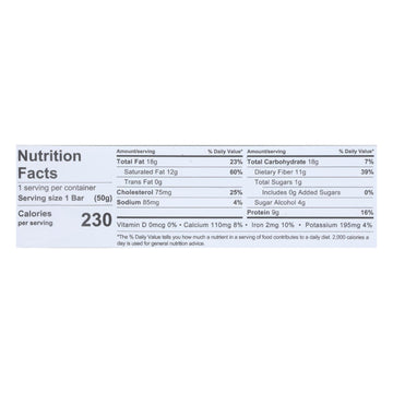 Kiss My Keto - Keto Bar Chocolate Coconut (Case of 12)