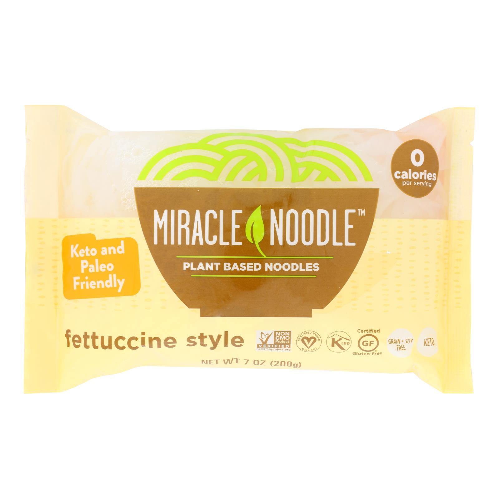 Miracle Noodle Shirataki Fettuccini Case of 6