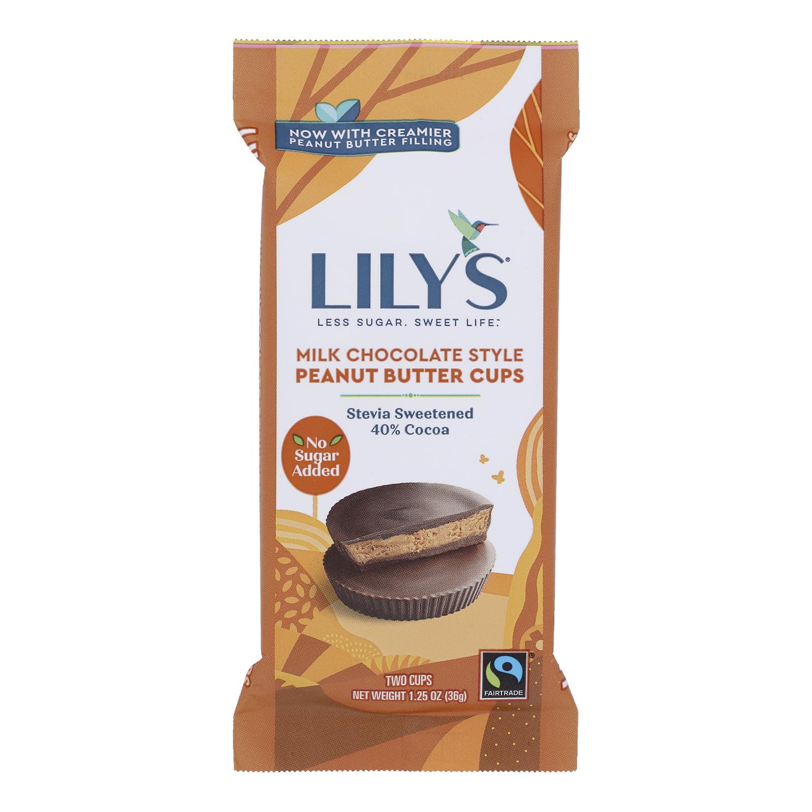 Lilys Peanut Butter Cups - Milk Chocolate Case of 12