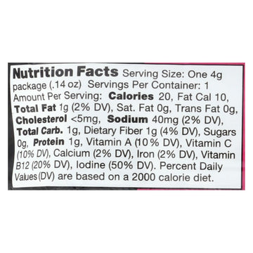Ocean's Halo Maui Onion Seaweed Snack (Case of 12)