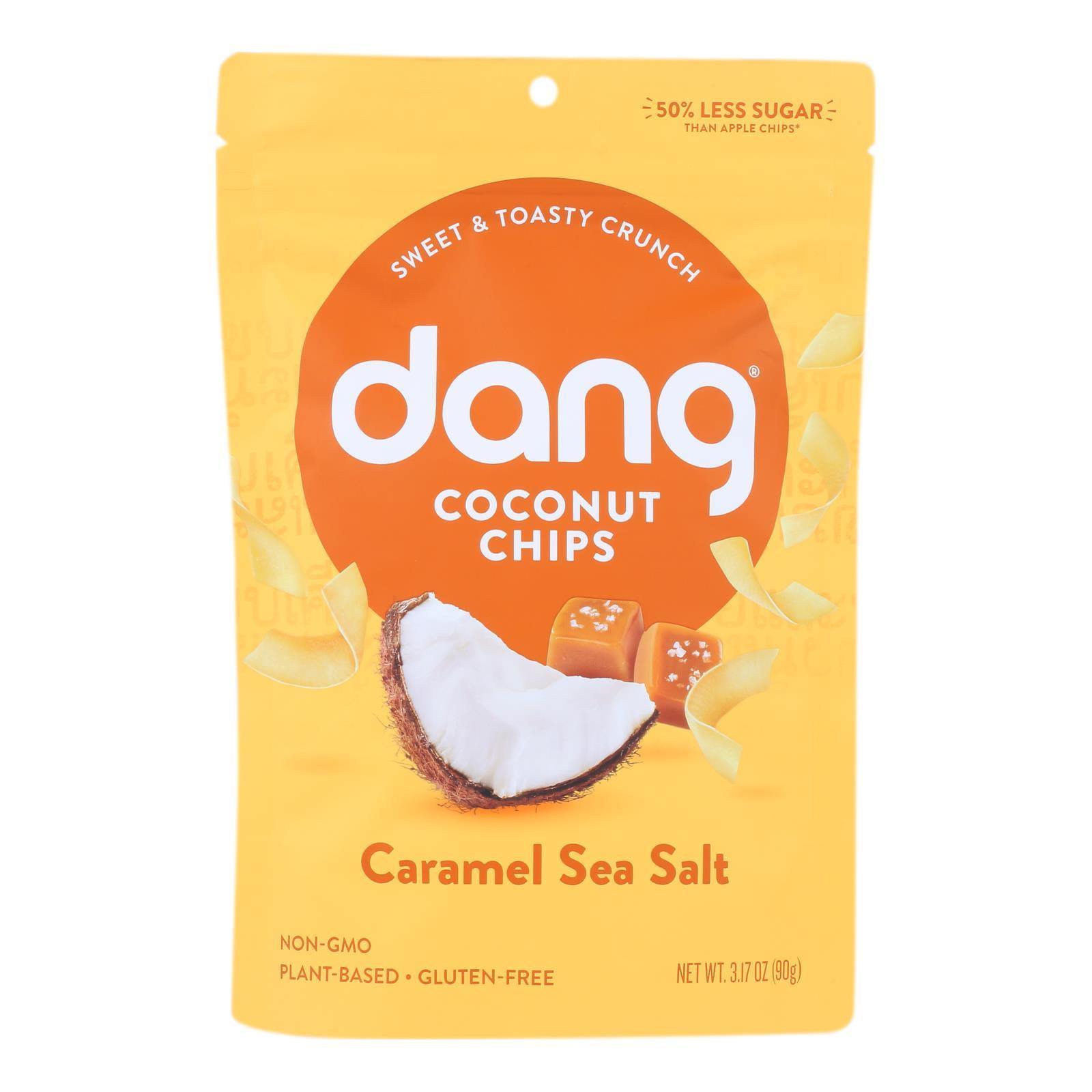 Caramel Sea Salt Toasted Coconut Chips Case of 12 .