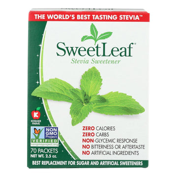 Sweet Leaf Stevia Sweetner (70 Packets)