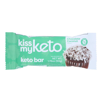 Kiss My Keto - Keto Bar Chocolate Coconut (Case of 12)